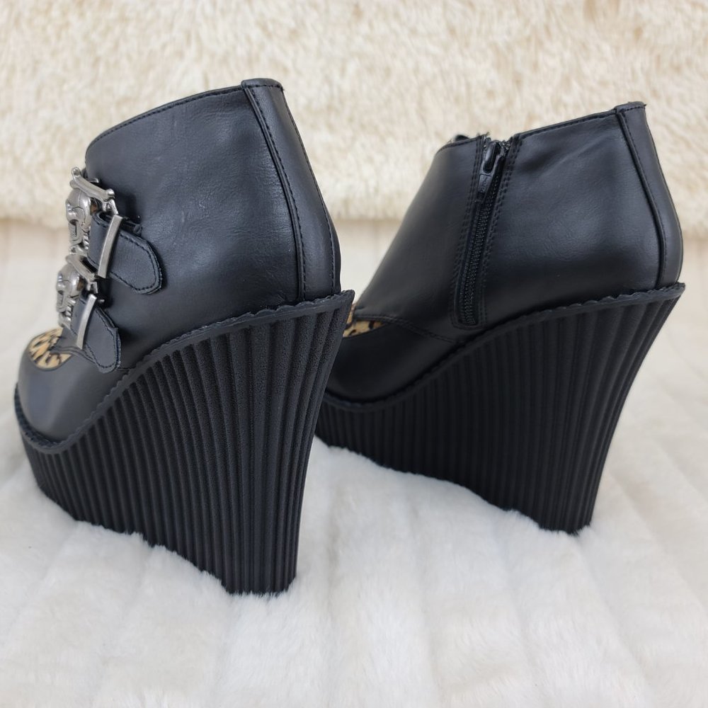 Demonia Wedge Platform Monk Creeper - Picture 7 of 8